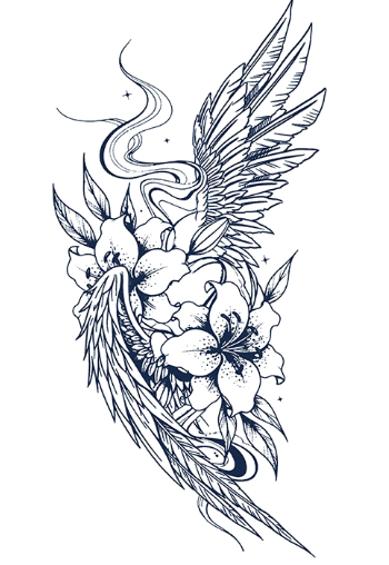 Winged Lilies